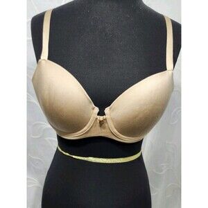 Spanx Bra La Mode 34C Beige Lined Underwire Padded